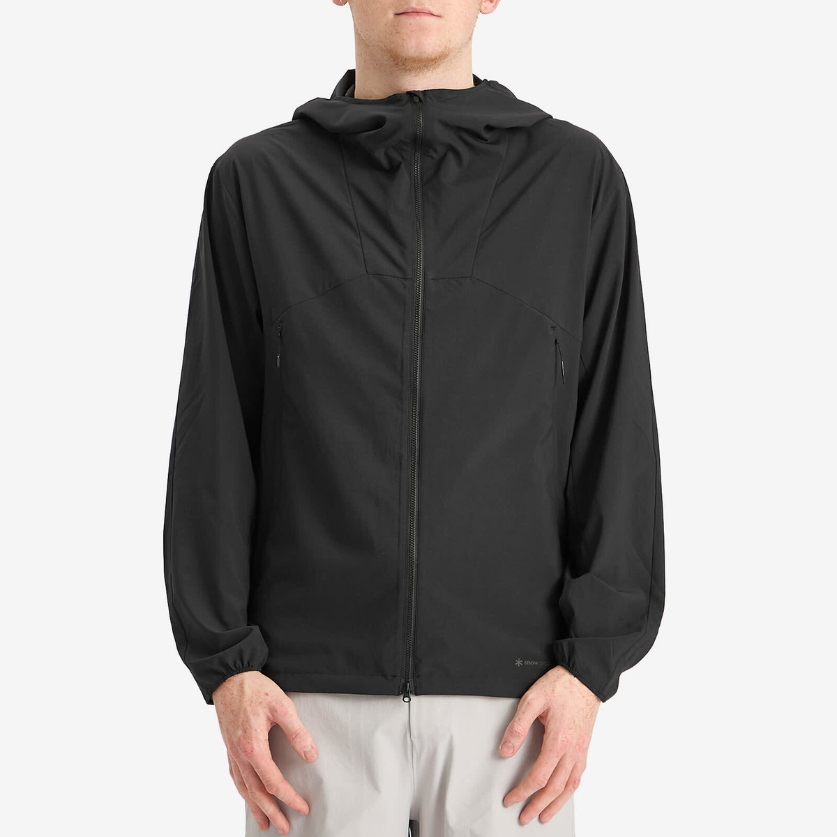 Snow Peak Men's Shadow Ripstop Jacket in Black Snow Peak