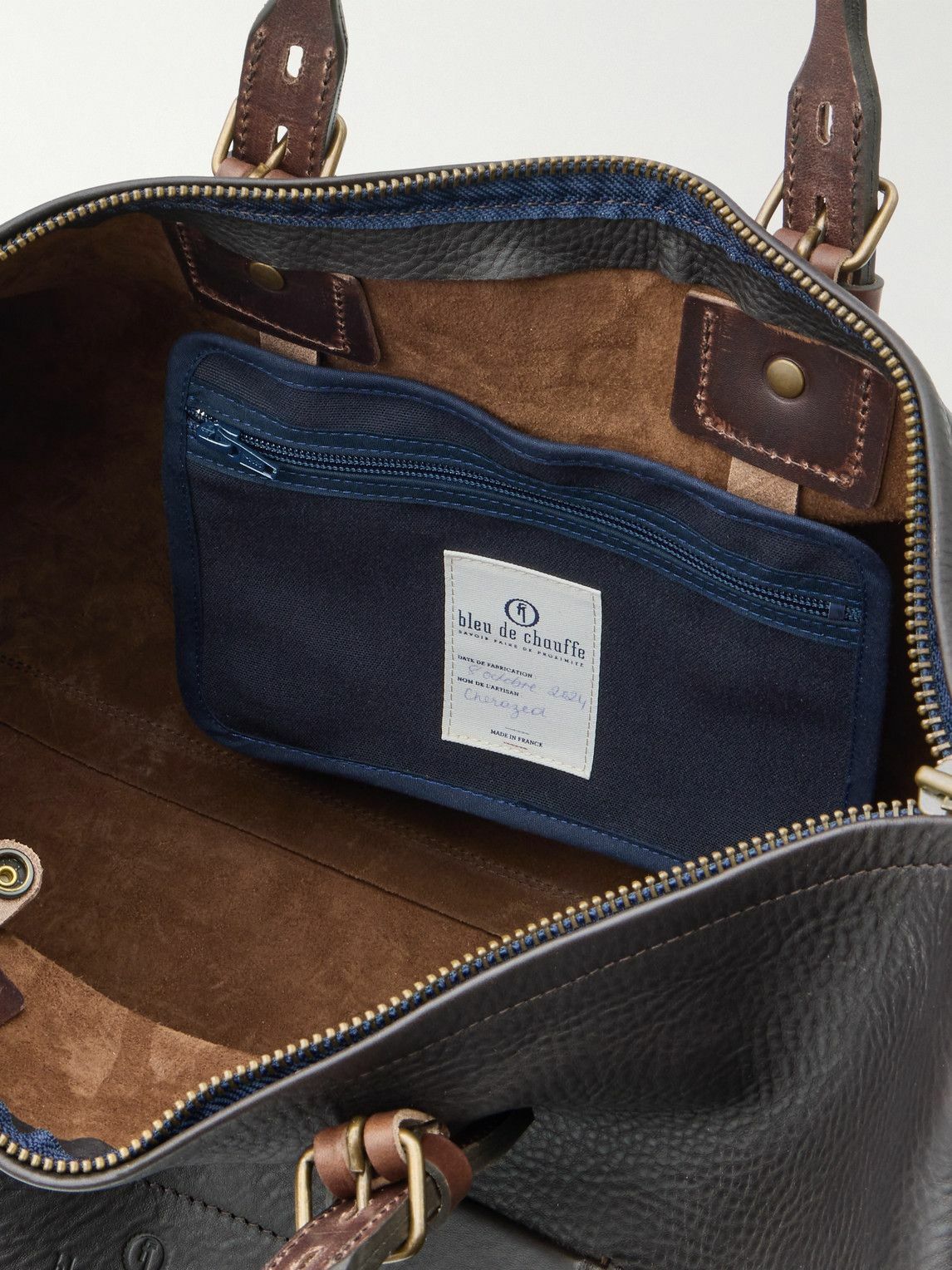 Bleu de Chauffe - Full-Grain Leather Weekend Bag