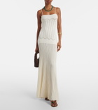 Faithfull Irene pointelle cotton-blend maxi dress