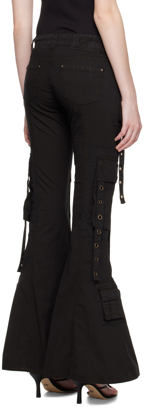 Bell Bottom Trousers Black