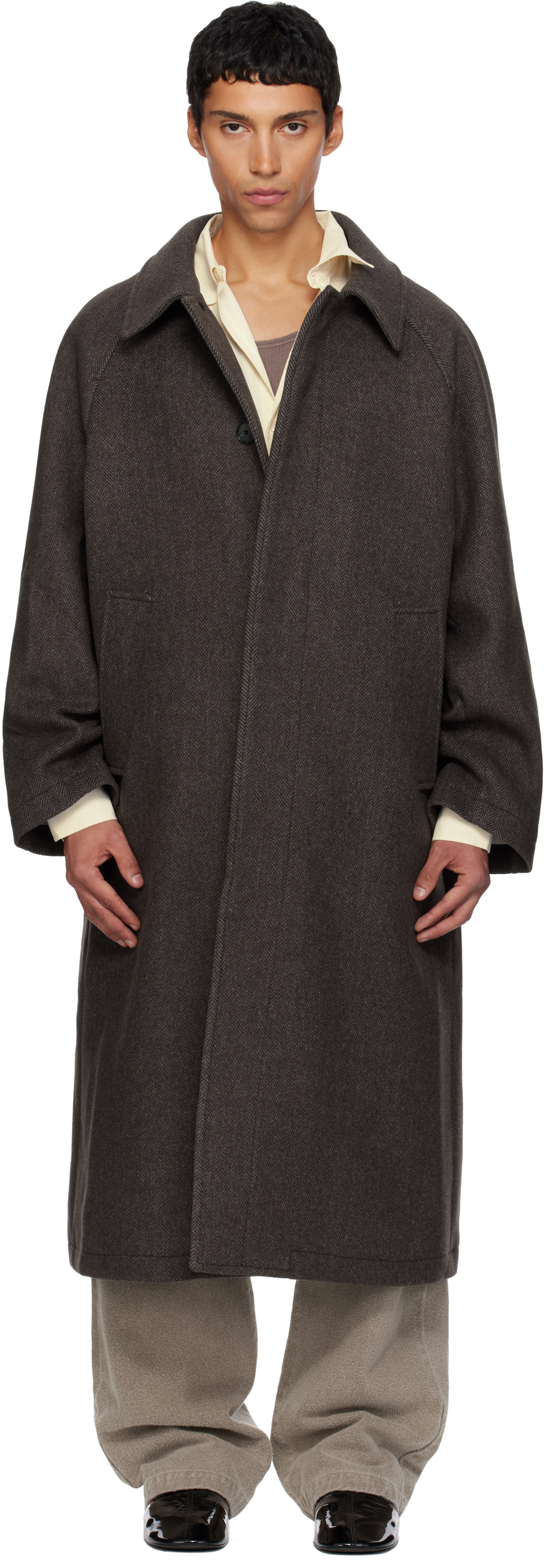 mfpen SSENSE Exclusive Black Hollis Coat mfpen