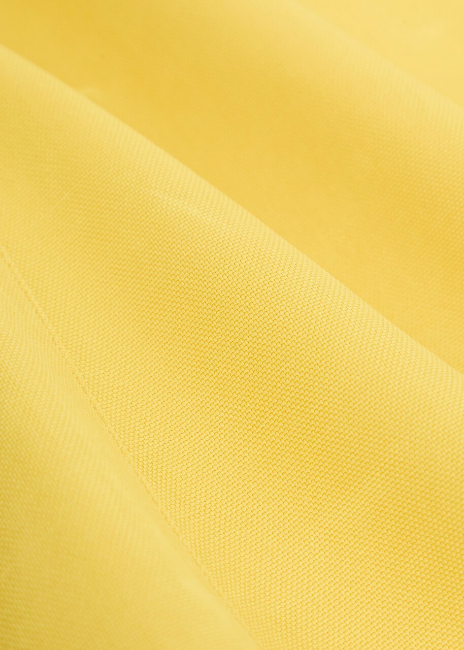 Tory Burch Waxed Canvas Midi Skirt Yellow
