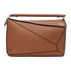 Loewe Brown Large Puzzle Edge Messenger Bag