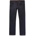 Nudie Jeans - Grim Tim Slim-Fit Organic Stretch-Denim Jeans - Men - Dark denim