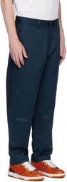 BAPE Navy Loose Fit Trousers