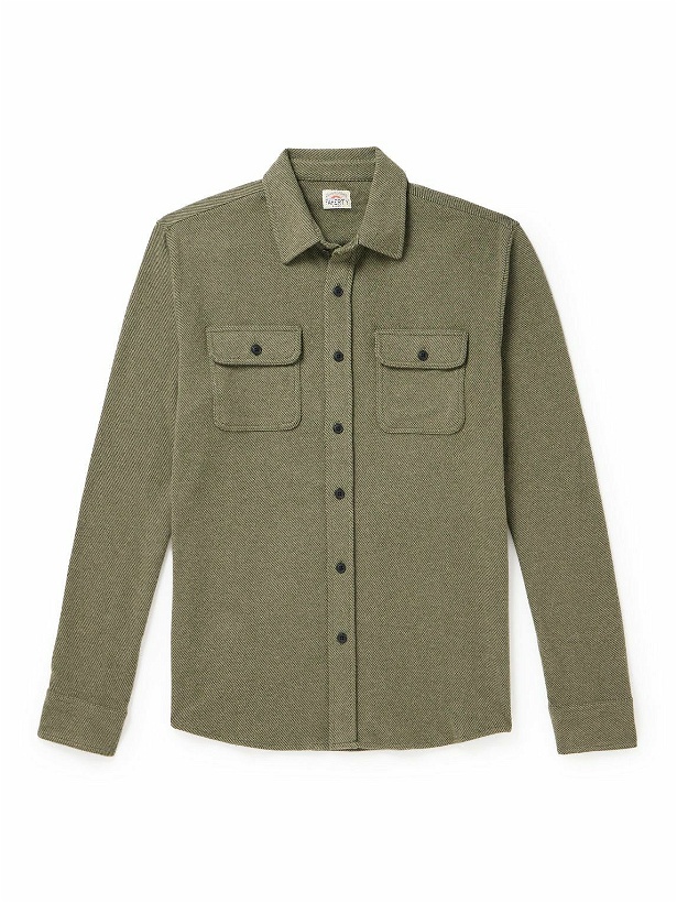 Photo: Faherty - Legend™ Knitted Shirt - Green