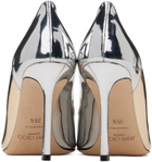 Jimmy Choo Silver & Gold Cass 95 Heels