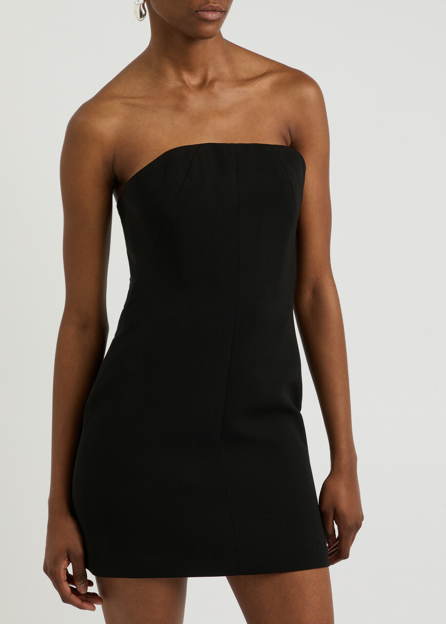 16 Arlington Stell Strapless Mini Dress Black