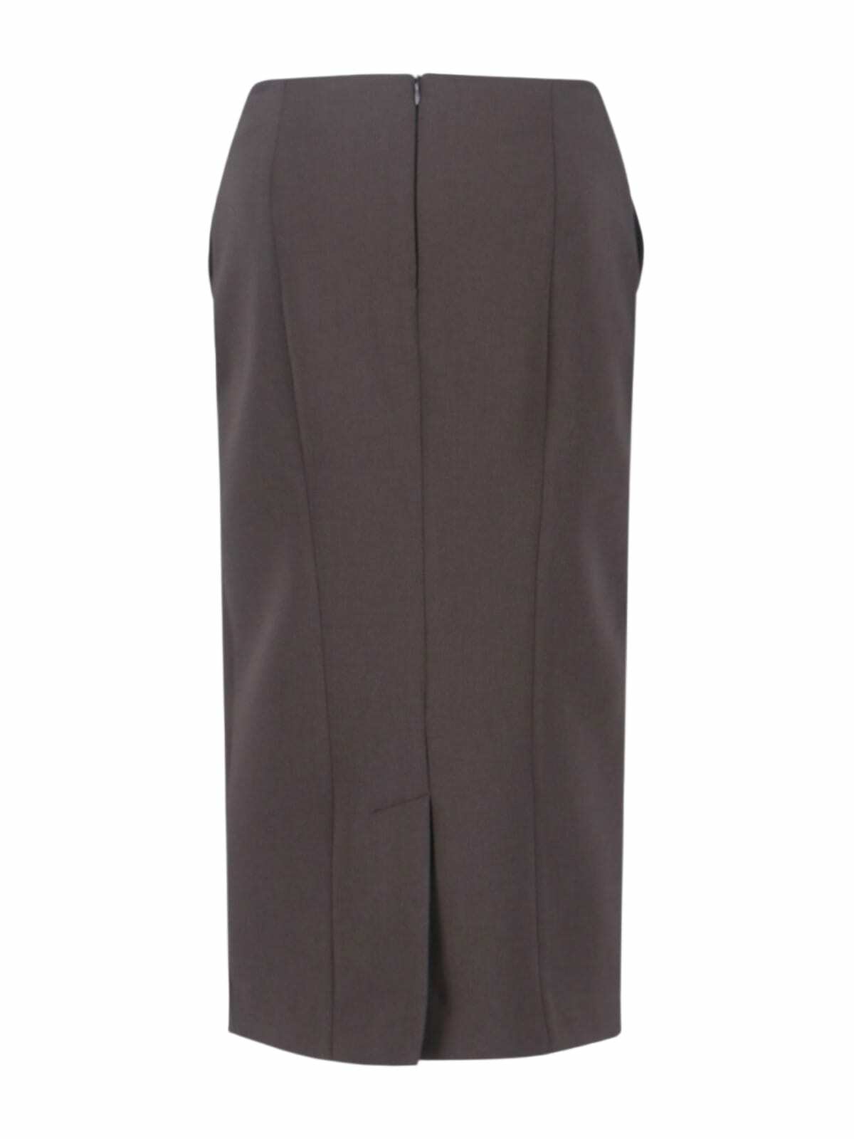 Giorgio Armani Virgin Wool Midi Skirt