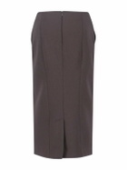 Giorgio Armani Virgin Wool Midi Skirt