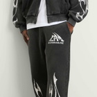 God Made Men's GM Logo Sweatpants in Washed Grey