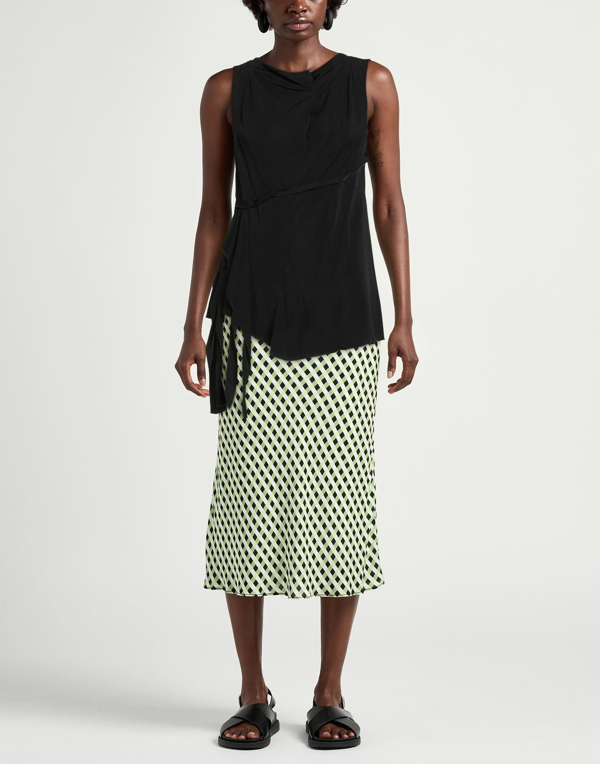High Womens Top in Black