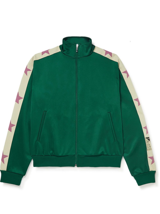 Photo: KAPITAL - Webbing-Trimmed Jersey Track Jacket - Green