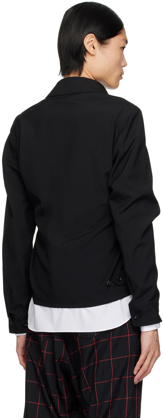 Black Comme des Garçons Black Ruched Jacket