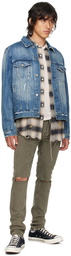 Ksubi Blue Classic Denim Jacket