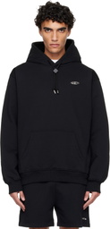Casablanca Black Warped Logo Hoodie