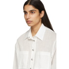 Balmain White Linen Shirt