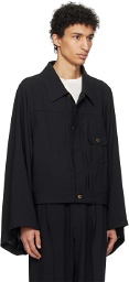 RAINMAKER KYOTO Black Button Jacket