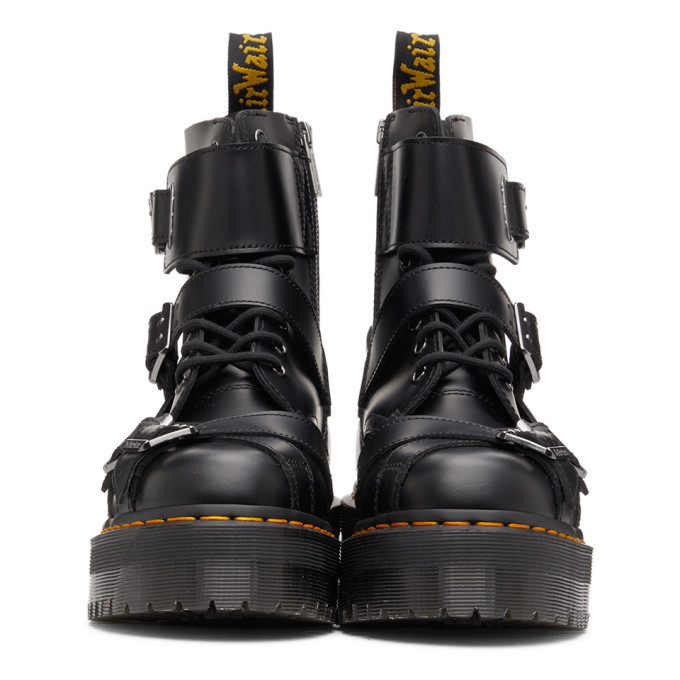 Dr. Martens Black Jadon Strap Lace-Up Boots Dr. Martens