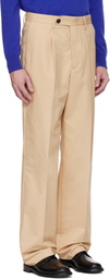 Bally Beige Canvas Trousers