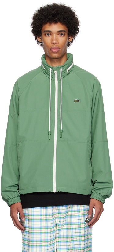 Photo: Lacoste Green Colorblock Jacket
