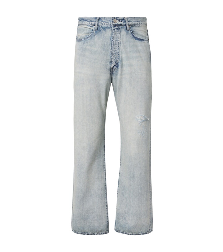 Photo: Auralee Faded straight jeans