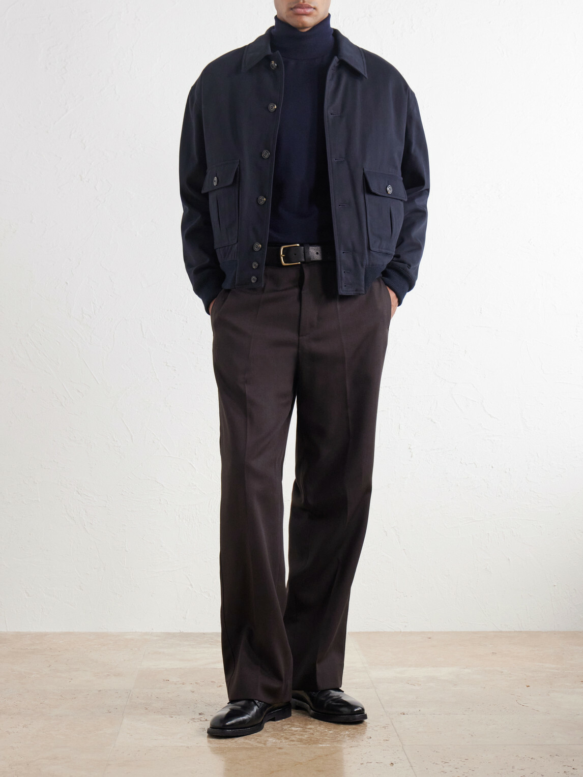 Valstar - Colin Padded Cotton-Twill Bomber Jacket - Blue