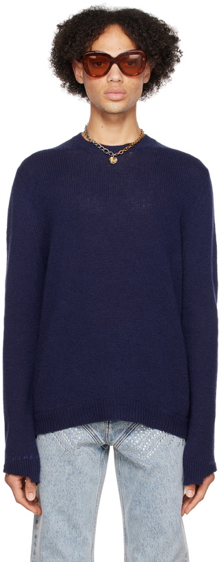 Photo: Marni Navy Crewneck Sweater