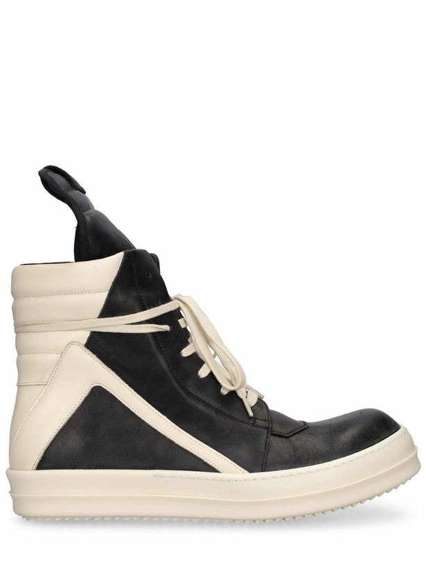 Photo: RICK OWENS - Geobasket High Top Sneakers