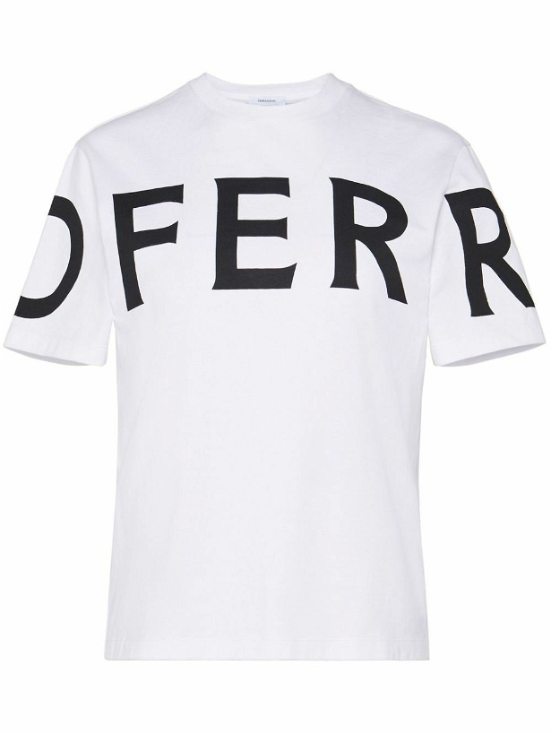 Photo: FERRAGAMO - Logo Cotton T-shirt