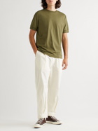 Applied Art Forms - DM1-1 Tapered Pleated Cotton and CORDURA-Blend Trousers - Neutrals