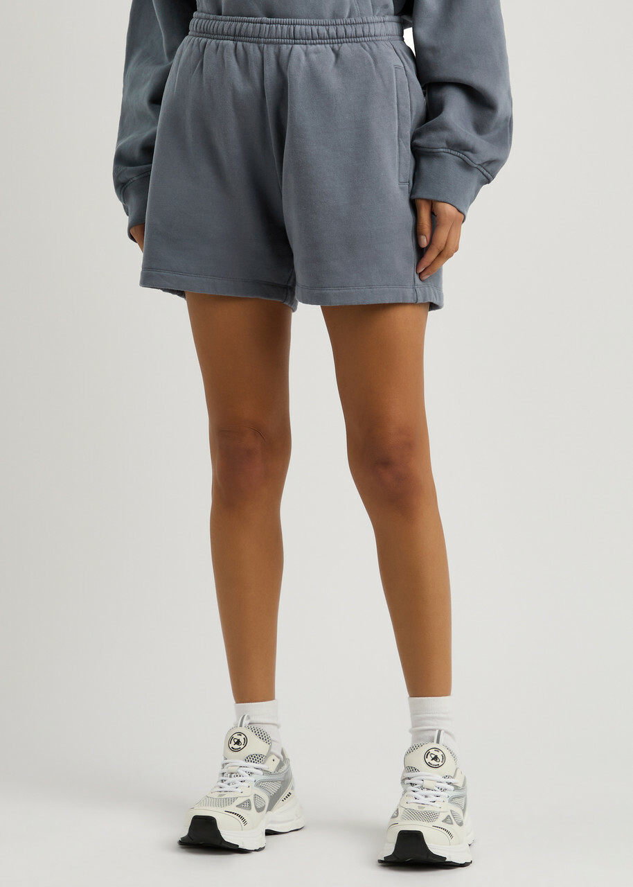 Represent Owners Club Logo Cotton Shorts Blue