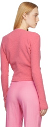 JACQUEMUS Pink 'Le Gilet Noué' Sweater