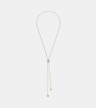 Octavia Elizabeth Diamond Coast Lariat 18kt gold necklace with diamonds