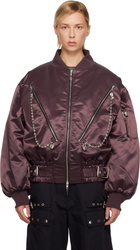 Chopova Lowena Brown Helter Bomber Jacket