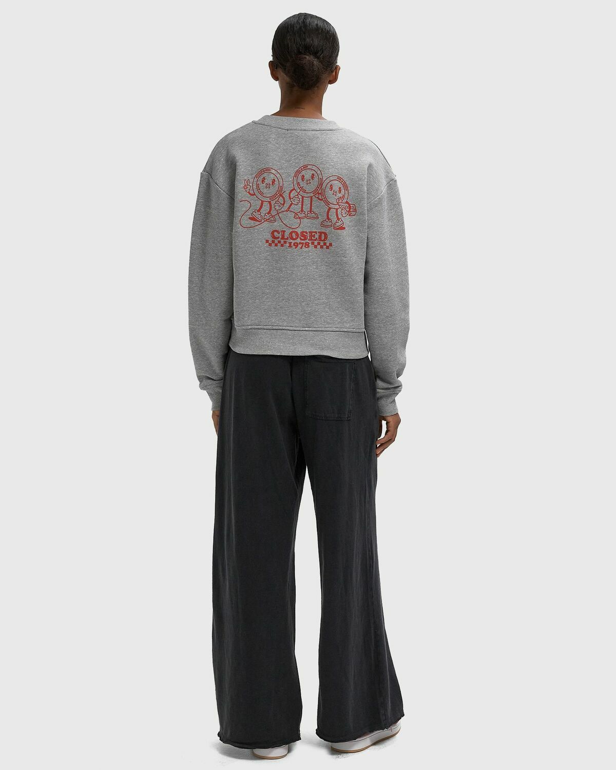 CLOSED PRINTED SWEATSHIRT Grey Women