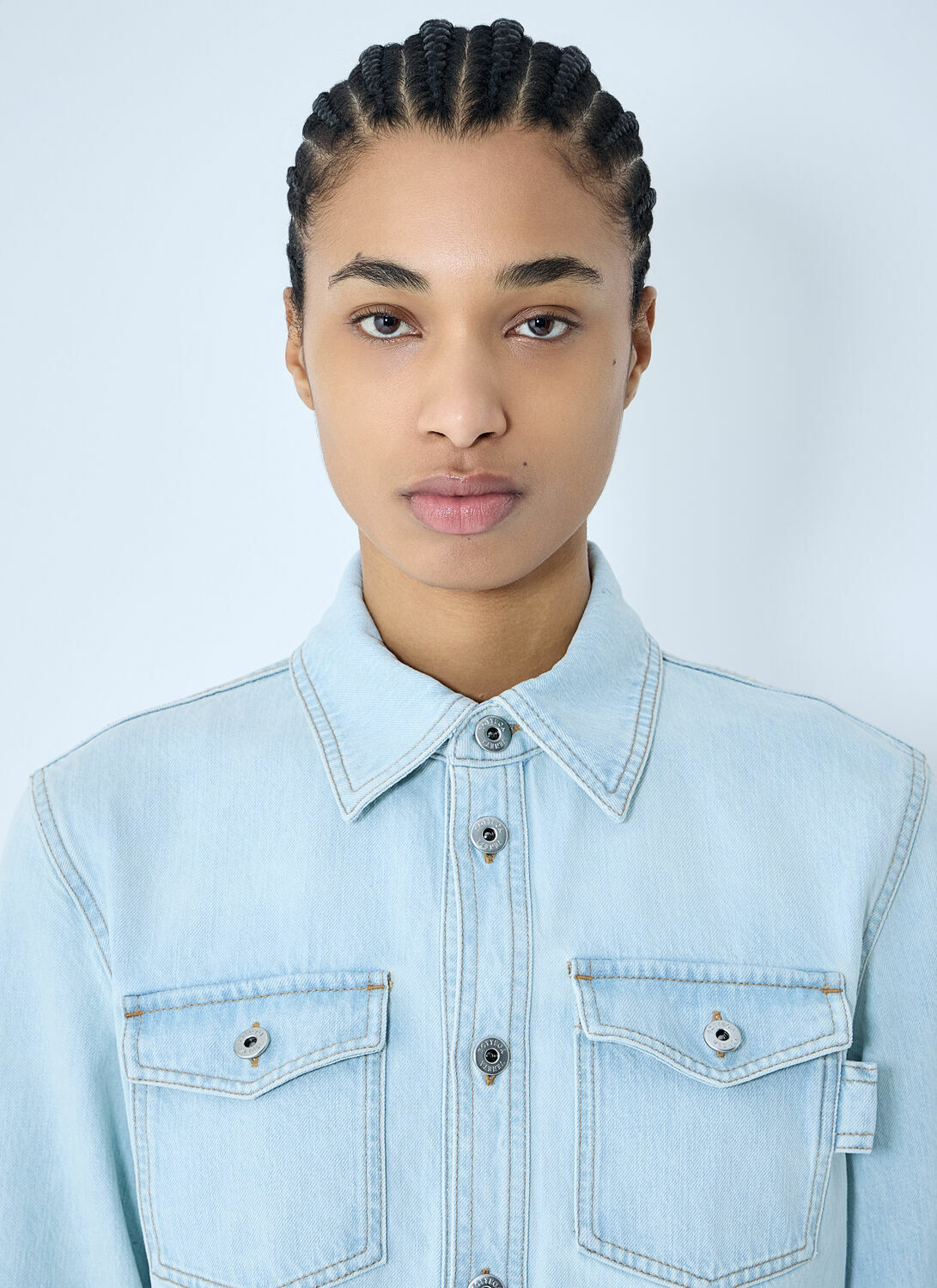 Bottega Veneta Extra Bleach Denim Shirt