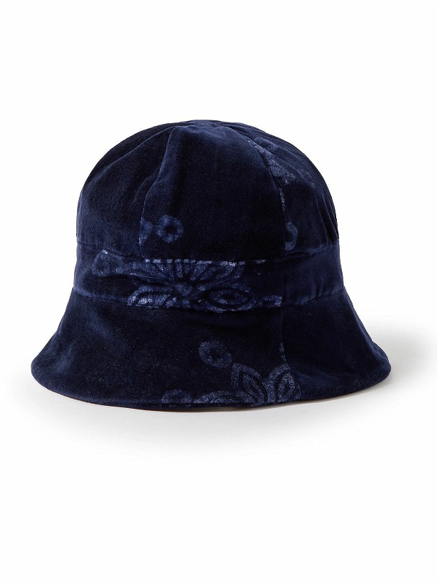 Photo: Post-Imperial - Elegushi Printed Cotton-Velvet Bucket Hat