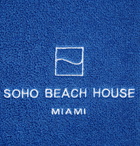 Soho Home - Miami House Cotton-Terry Pool Towel - Blue