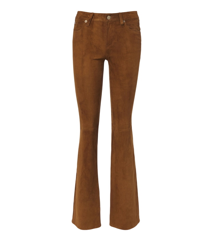Photo: Frame Rodeo suede flared pants
