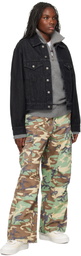Sky High Farm Workwear Black Cropped Denim Jacket