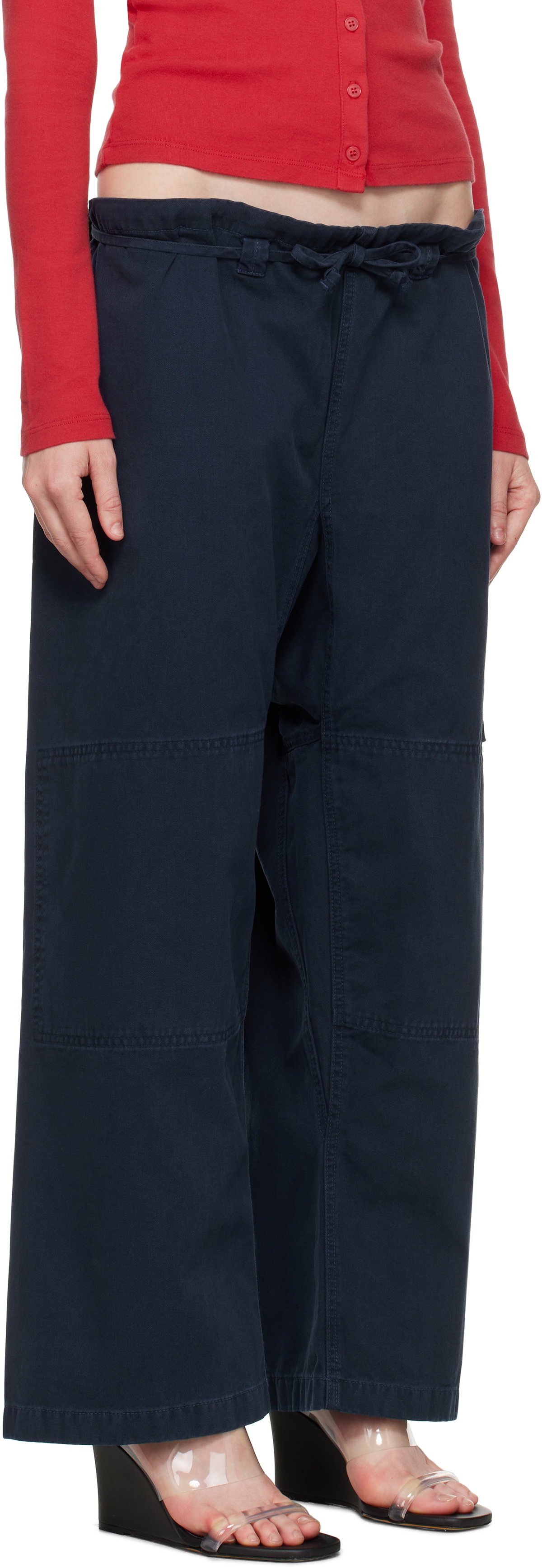 Gil Rodriguez Navy 'The Lou' Lounge Pants