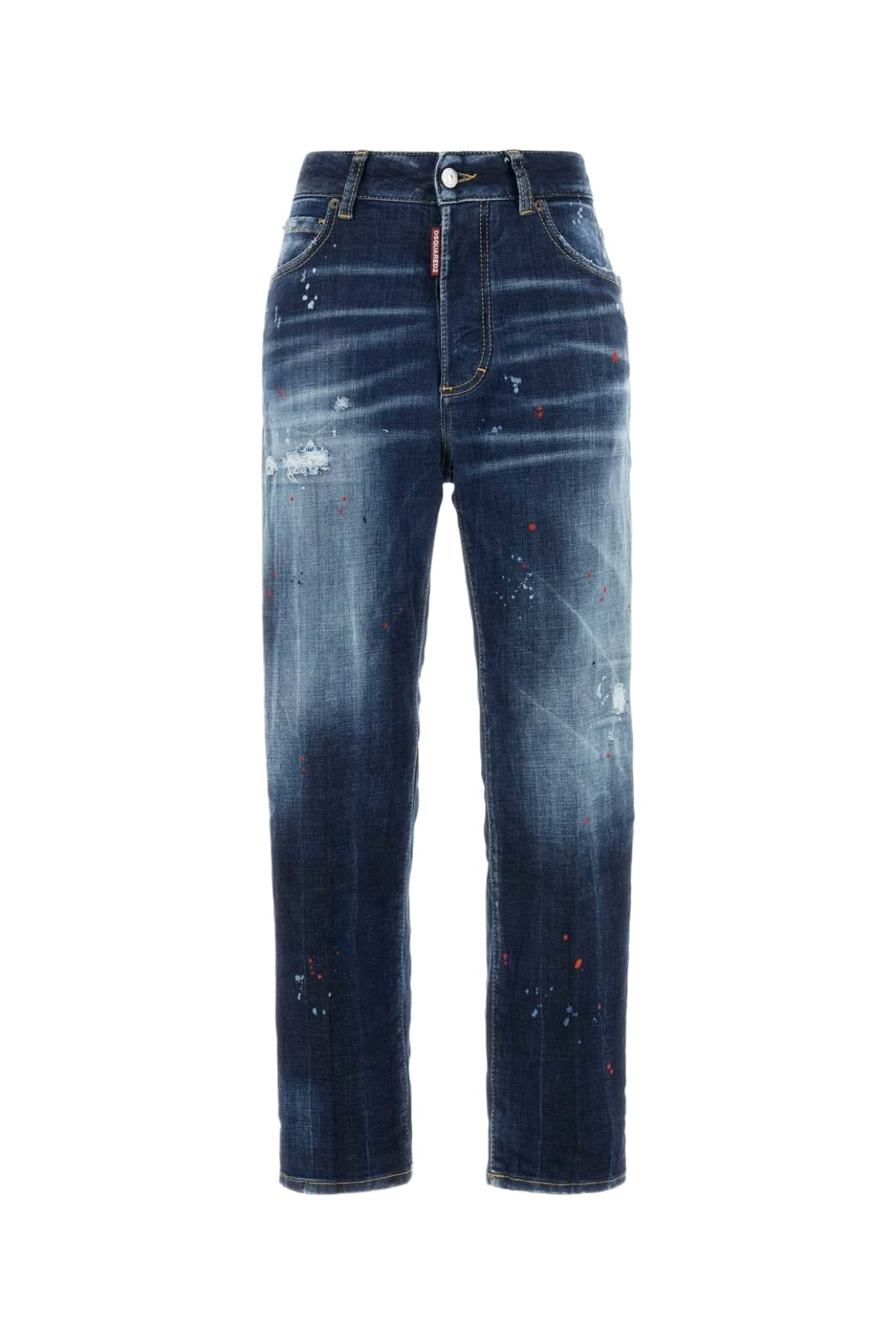 デニム・ジーパン Dsquared2 Cool Girl Blue Denim Cotton Jeans DSQUARED2 - 【レディース】 Cool girl Cropped Jean / クール