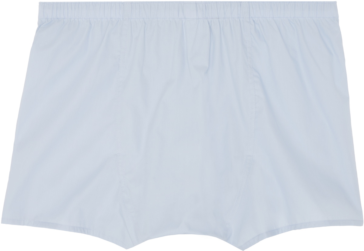 Sunspel Blue Classic Boxers Sunspel