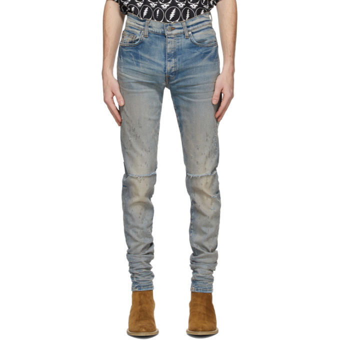 Photo: AMIRI Blue Shotgun Jeans