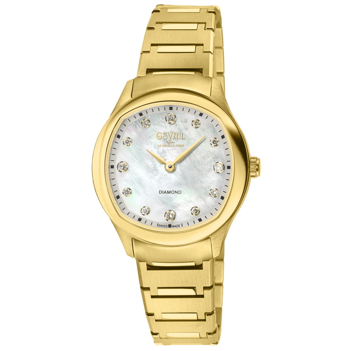 Photo: Gevril Morcote Quartz Diamond Ladies Watch 19021B