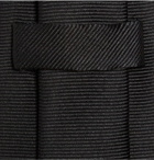 Turnbull & Asser - 8cm Ribbed Silk Tie - Black