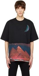 Lanvin Black Graphic T-Shirt