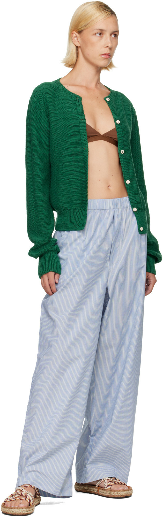 Baserange Green Tier Cardigan