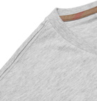 Burberry - Mélange Cotton-Jersey T-Shirt - Men - Gray